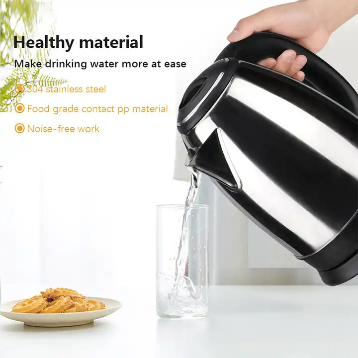 Electric Kettle Water Warmer 2L Stainless Steel - Image 7