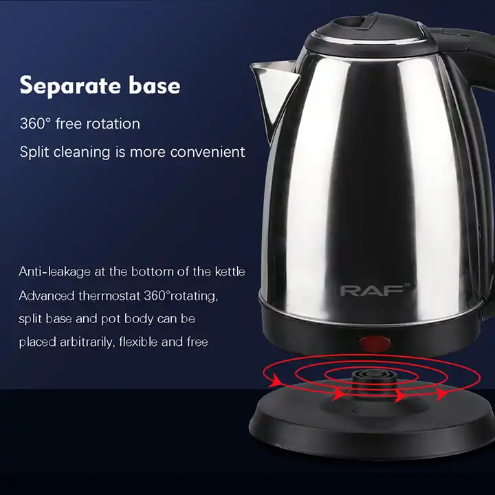 Electric Kettle Water Warmer 2L Stainless Steel - Image 5